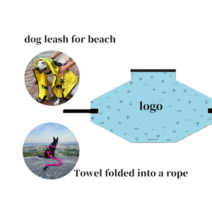 Albornoz de Secado Rápido para Perros, Envoltura Completa para Mascotas, Abrigo de Secado, Ropa de Microfibra Absorbente, <span class=keywords><strong>Toalla</strong></span> de <span class=keywords><strong>Playa</strong></span> sin Arena para Perros y Gatos - Product Image 1