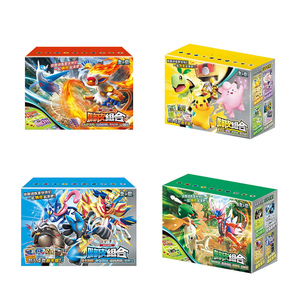 Chino Simplificado  Zhu & Zi Pikachu Deck Temático Vol.1-4 Happy Combo PTCG Cartas de Juego Anime Caja Booster - Product Image 1