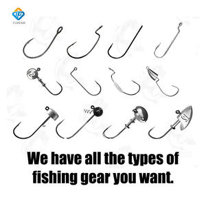 Hameçons de pêche TOPIND en acier à haute teneur en carbone, à tige longue, pour eau salée et eau douce, hameçons circulaires à ardillon pour rivière, ruisseau et lac - Product Image 6