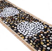 Массажный коврик JINGMAI из натуральной гальки и речного камня, 40x150 см, портативный, по конкурентной цене, онлайн-продажа, техническая поддержка