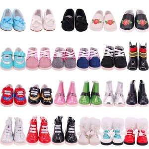 Bottes en PU pour poupée américaine de 18 pouces, modèle de poupée bébé de 43 cm, jouet pour enfant, meilleur cadeau de Noël - Product Image 5