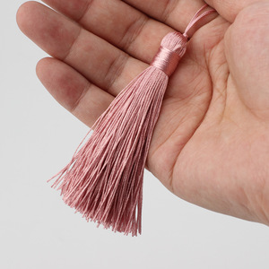 Phụ kiện tóc tua rua hạt cườm bán chạy nhất 8CM, bookmark tua rua, mặt dây chuyền bookmark, trang sức tua rua polyester - Product Image 5