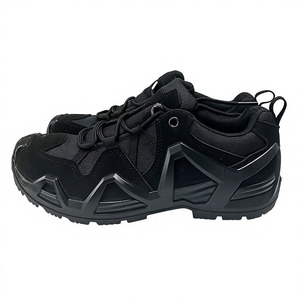 Bottes de randonnée tactiques imperméables en daim vert olive mi-hautes, chaussures de trekking durables pour l'extérieur - Product Image 4
