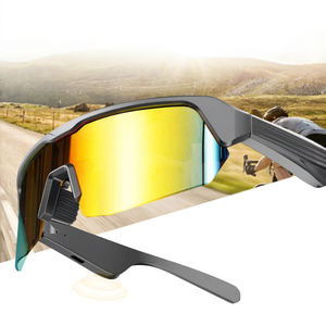 IG-05 AI cycling <b>sunglasses</b>, 130mAh battery capacity smart glass, button switch, playing music, CE ROHS FCC PPE - Product Image 1