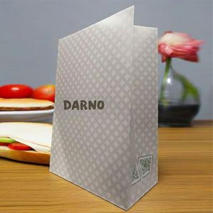 Bolsas de Papel Kraft Impresas Personalizadas con Logotipo Estampado, Empaquetado Ecológico para Restaurantes - Product Image 3