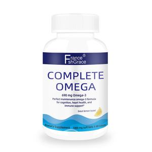 Huile de poisson Oméga 3 en gélules molles, 90 unités, favorise la santé du cerveau et du cœur, optimale pour la santé, en vente chaude - Product Image 6