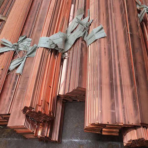 구리 플랫 바 18mm 99.99% 순수 원형 사각 구리 버스 황동 막대 바 - Product Image 3