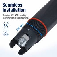 Elektroda pH Online HC3800 sc Rentang 0.00-14.00 Sensor Suhu Pt1000 Terintegrasi Probe pH Industri untuk Pengolahan Air Limbah