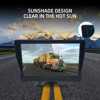 Caméras de véhicule Wemaer HD 5CH 3D Surround Bird View avec système de surveillance IA BSD pour camions, bus, voitures, camping-cars et VR