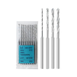 10 pièces 2.35mm tige haute durabilité bijoux forage sculpture outil rotatif Extra Long torsion HSS forets - Product Image 1