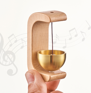 <span class=keywords><strong>Campanello</strong></span> in Legno con Campana in <span class=keywords><strong>Ottone</strong></span>, Carillon a Vento in Noce e Faggio, Stile Giapponese, <span class=keywords><strong>Campanello</strong></span> da Ingresso per Casa e Regalo - Product Image 5