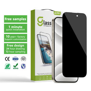 פרימיום כיסוי מלא 9h הגנה אנטי מרגל מזג עבור טלפון נייד מגן עבור iphone 16 15 פרו מקסימום - Product Image 1