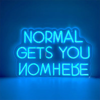 Enseigne néon LED personnalisée avec télécommande, étanche, options multicolores pour la décoration de magasin et l'affichage de logo d'entreprise