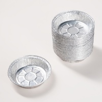 Barquettes jetables rondes de 7 pouces, 630 ml, pour pizza, plats à emporter, barbecue extérieur, boîte à lunch avec couvercle