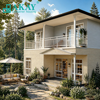 Maisons préfabriquées portables modernes AKAY, conteneurs modulaires préfabriqués, assemblage rapide, villas à 2 étages pour usage résidentiel