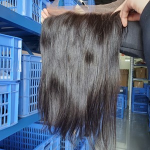 Wig Frontal Renda 360 dengan Rambut Bayi CACIN Transparan Swiss Hd Brasil Rambut Manusia Perruque Closure 360 Lace Frontal