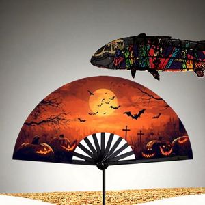 Rave Full-Color Printed Bamboo <b>Fan</b> 33cm Pride Foldable <b>Hand</b> <b>Fan</b> with Custom Logo Minimum Order Quantity for Christmas Occasions - Product Image 5