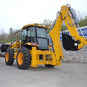 Mini-excavatrice rétro Caterpillar, chargeuse-pelleteuse sur chenilles CAT420, moteur en stock - Product Image 2