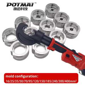 Outil de sertissage hydraulique de câble alimenté par batterie électrique PZ-400 outil de sertissage de cosse de câble en <span class=keywords><strong>cuivre</strong></span> <span class=keywords><strong>Machine</strong></span> de sertissage de fil - Product Image 4