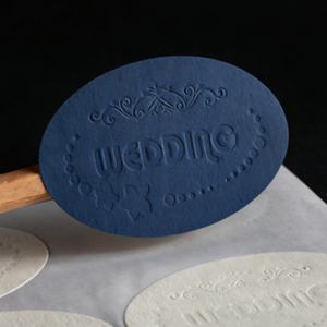 Étiquette personnalisée avec logo, papier texturé, autocollant en relief 3D pour l'emballage, autocollants pour étiquettes - Product Image 3