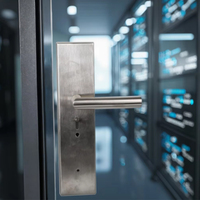 Serrure antivol intelligente pour portes en verre, aluminium et acier avec déverrouillage par clé et réseau IP, stockage cloud