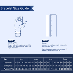 <span class=keywords><strong>Bracciale</strong></span> Tennis in Moissanite da 5mm per <span class=keywords><strong>Donna</strong></span>, Gioielli Raffinati in <span class=keywords><strong>Argento</strong></span> Sterling <span class=keywords><strong>925</strong></span>, Spedizione dagli USA - Product Image 6