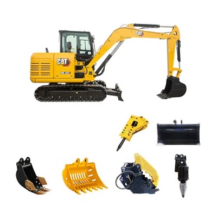 Mini-excavatrice CAT305.5E2 d'occasion, fabrication japonaise d'origine avec composants principaux : moteur, boîte de vitesses, pompe, roulement - Product Image 1