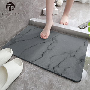 FEEPOP Perfect Marble Diatomaceous Earth <strong>Bath</strong> <strong>Stone</strong> 50*80cm 60*39cm Bathroom <strong>Mat</strong> Solid Pattern <strong>Best</strong> <strong>Stone</strong> <strong>Bath</strong> <strong>Mat</strong> - Product Image 3