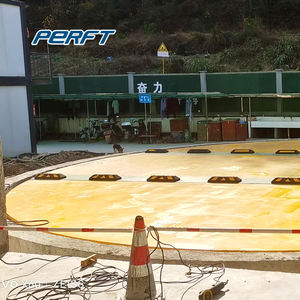 중국 제조 전기 360 도 회전 플랫폼 턴테이블 레일 전송 카트 - Product Image 4