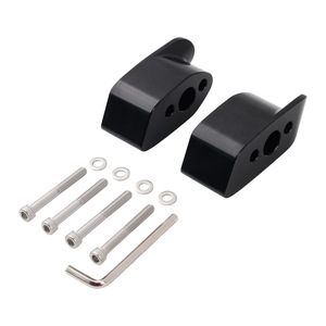 Rear <b>Wing</b> Lift Pad Kit For Subaru Brz 2017 2018 2019 2020 Aluminum Alloy <b>Black</b> Spoiler <b>Wing</b> Mounting Hardware - Product Image 2