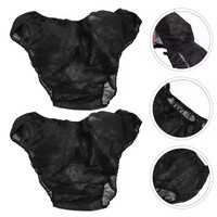 Sous-vêtements jetables noirs taille unique, portables pour les voyages, le tourisme en plein air et les hôtels, pour hommes et femmes