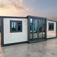 DYCE 20ft Luxuriöses Erweiterbares Containerhaus Vorgefertigtes Haus Tragbare Erweiterbare Kabine Modulare Häuser Faltbare Abnehmbare Wohneinheiten