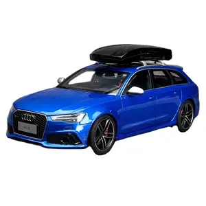 Well 1:18 Audi RS6 2017 C7 Car Alloy Full Collection Furnishing Articles Simulation Alloy Car Model Toy Gift Decoration