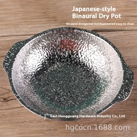 Marmite à soupe sèche Tom Yum de style japonais en acier inoxydable 304 triple couche, compatible gaz, pour fruits de mer coréens, ustensile de cuisine, passe au lave-vaisselle, Russie
