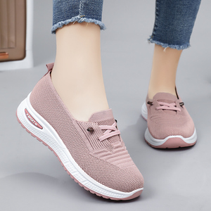 Femmes 2025 Fly tricot baskets décontracté Fitness marche léger matériau doux bas quantité minimale <span class=keywords><strong>de</strong></span> commande Design à la mode pour le printemps abordable - Product Image 5
