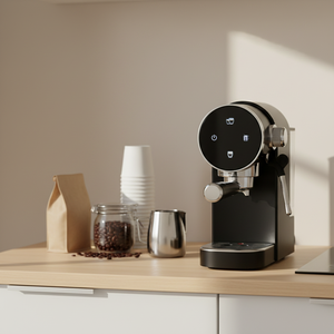 Machine à café expresso semi-automatique à commande numérique avec écran tactile intelligent pour la famille et l'hôtel, pour le café quotidien - Product Image 5