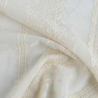 100% Polyester Tulle maille broderie tissu poids personnalisé pour robes tricotées techniques utilisation pour sacs mariages Textiles de maison