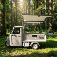 Chariot alimentaire électrique de haute qualité avec design compact pour les vendeurs de rue