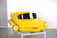 Bateau de karting nautique monoplace en fibre de verre, 2 temps, durable, étanche, haute résistance, pour loisirs en mer
