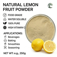 Poudre de citron 100% naturelle de qualité alimentaire, soluble dans l'eau, extrait de fruit instantané, extrait de jus de citron par extraction par solvant en fût