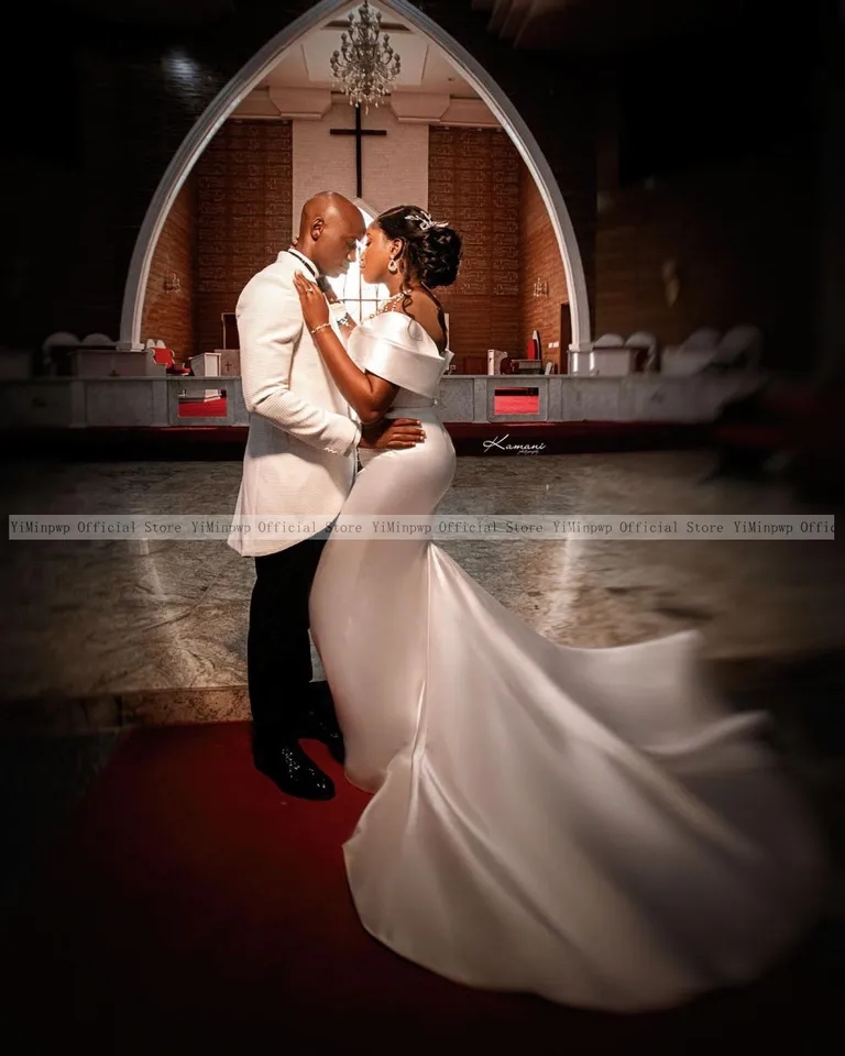 White Mermaid Wedding Dresses for Black Bride Sheer Neck Pearls Beading Satin Africa Beach Bridal Gown Robe De Mariee| Alibaba.com White Mermaid Wedding Dresses for Black Bride Sheer Neck Pearls Beading Satin Africa Beach Bridal Gown Robe De Mariee| Alibaba.com
