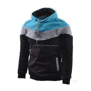 Sweat à capuche en polaire 100% coton de haute qualité pour homme, vêtements unis, blanc, grande poche, ensembles avec étiquettes et logo - Product Image 4