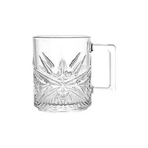 Nouvelle série de vaisselle en verre écologique avec poignée Star Shine, logo personnalisé, design moderne pour tasses à café, whisky, bière - Product Image 1