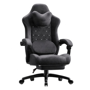 Chaise de Gaming 2026 Haut de Gamme à Dossier Haut, en Tissu Respirant, avec Massage Vibrant Chauffant et Support Lombaire Chauffant - Product Image 2