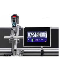 Imprimante jet d'encre automatique en ligne Yaomatec YMZ150P argentée, machine de codage thermique TIJ, ligne de production, contrôle par écran tactile pour Flex