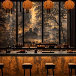 Soluciones de diseño de interiores de madera personalizadas de lujo para hoteles de cadena Hilton Marriott Five Star Hotel Lobby Restaurant Sets Engineering - Product Image 4