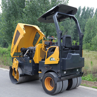 Offre Spéciale – Compacte et de Haute Qualité : Rouleau Compresseur Vibratoire pour Asphalte, Idéal pour la Construction, le Revêtement de Parking et le Remplissage de Tranchées