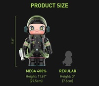 Коллекционная фигурка POPMART MEGA SPACE MOLLY 400% Rick Morty, оригинальная аниме-фигурка из ПВХ, для декора дома, в закрытой упаковке, для коллекционирования и демонстрации