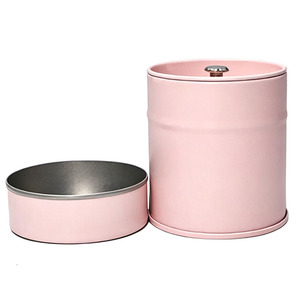 Barattolo per Matcha da 30g in Metallo per Alimenti, Ermetico con Doppio Coperchio, Lattina per Polvere di Matcha Rosa Opaco - Product Image 6