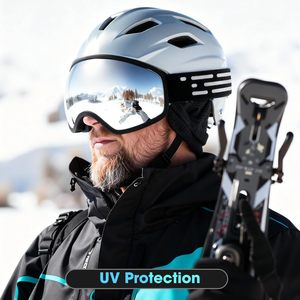 Gafas de Esquí Personalizadas Antivaho, Antirrayaduras, con Protección UV400, Gafas de Esquí para Mujer, Gafas de Snowboard - Product Image 5